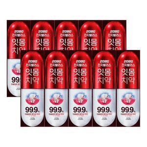 애경 2080 진지발리스 치약 오리지날 120g X 10개