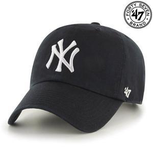 [47brand]47브랜드 MLB모자 뉴욕 빅로고 클린업 볼캡 모자 블랙(B-RGW17GWS-BKD)