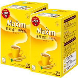 맥심 모카골드 커피믹스 180T+180T