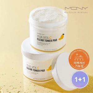 [1+1] 맥퀸뉴욕 유자 토너패드 /저자극 카밍 워터패드 붉은기 진정 100매 240ml