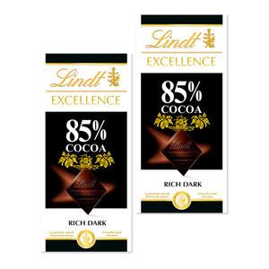 린트 초콜릿 엑설런스 다크 85% 100g X 2개
