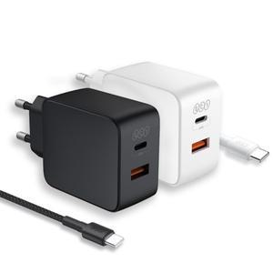 QCY GaN PD 65W 미니 고속충전기 + QCY 100W C to C 케이블 세트