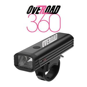 [세이펀] 라이트 360 오버로드 / 360루멘 넓고 일정한 방사 자전거 전조등 5시간 충전 106g