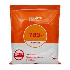 고구려디엠 구연산 프리미엄 5kg(무수)/과탄산소다 베이킹소다