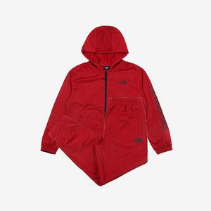 노스페이스 키즈 피벗 BR 트레이닝 세트 2 DARK RED NI5JP72T