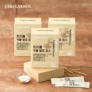 케어가든 트리플 곡물 발효효소 3g x 30포 x 3박스(3개월분)