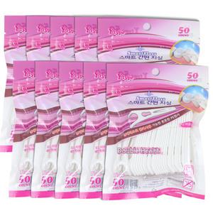 스마트 간편 치실 Y타입 50p x 10팩 //앞니/어금니겸