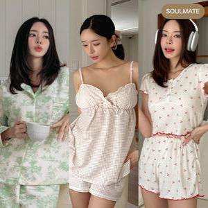 소울메이트 포근하고 예쁜 여성파자마 / 슬립 / 잠옷 / 홈웨어 / 이지웨어