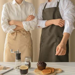 바리스타 카페 공방 주방 허리 방수 앞치마