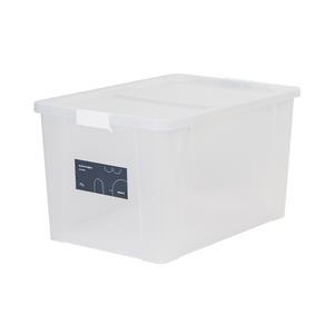 창신리빙 심플스텝리빙박스 75L 화이트(반투명)