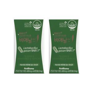 다이어트 유산균 비에날씬 400mg x 60캡슐_2개 [디카라이프]