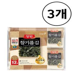 동원 양반 참기름김식탁4.5g x12봉 X 3개