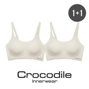 [하프클럽/크로커다일 이너웨어]라이크라 인견쉘론 감탄 스트랩 브라 2종