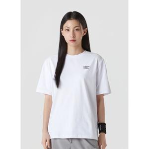 [엄브로](강남점) 남녀공용 프레쉬 스몰로고 반팔 티셔츠 UQ121SRS14WHT