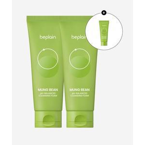 BEPLAIN [대용량]녹두 약산성 클렌징 폼 160ml 2개 +40ml 증정 220296