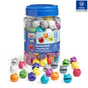 IN94490 넘버블럭스 넘버블랍 120pcs / 개구리 수세기 수학 학습 놀이