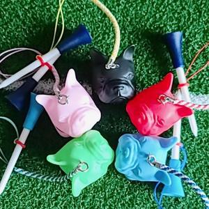 (다올)골프 불독강이지 골프티걸이 롱티포함5p 주머니
