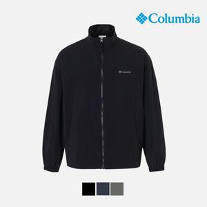 유니 풀 집업 우븐 바람막이 자켓_블랙 (C62-YUD301)