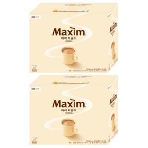 맥심 화이트 골드 커피믹스 400T x 2개 총800T