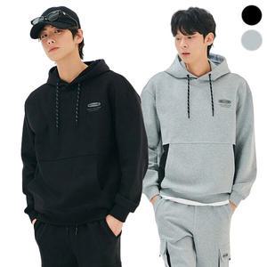 [체이스컬트] 컬러 block 후드 T-SHIRT/2Color