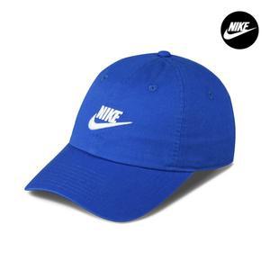 [나이키] NIKE 모자 언스트럭처드 퓨추라 워시드 여성 볼캡 로얄블루 FB5063-480