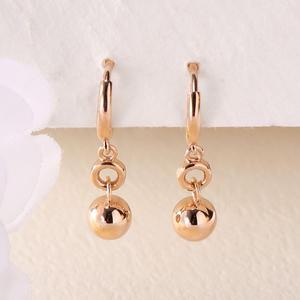 18K 미니 골드볼 딸랑이 원터치 귀걸이 한쌍 PNE40959