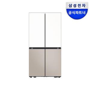 삼성 비스포크 냉장고 RM70F91R1ZG 에센셜화이트+에센셜베이지 4도어 UV청정 2025년 신제품