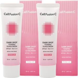 NEW 셀퓨전씨 잡티 토닝 썬스크린 50ml x2개 SPF50+ 멜라닌케어