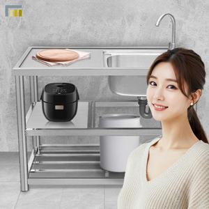 간이 스텐싱크대 업소용 스테인레스 사무실 식당 개수대 조리대