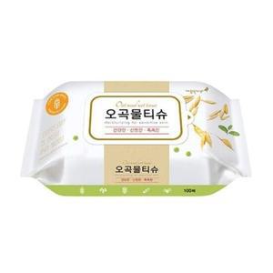 깨끗한나라)오곡물티슈(100매/캡형)