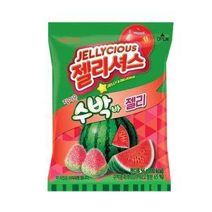 롯데 젤리셔스 수박바 젤리 56g x 32개입