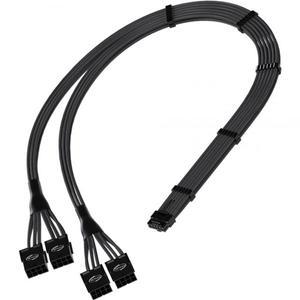 [알티피아]12VHPWR to PCI-E 8핀x4 변환 슬리빙 케이블0.45m블랙
