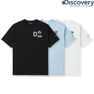 갤러리아 [디스커버리] 공용 킨조 바시티 멀티 와펜 티셔츠  DXRS5K043