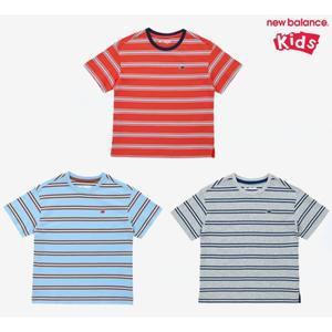 [롯데백화점]뉴발란스 PLAY DENIM_30수 스트라이프 반팔티 (NK9EF2503U)