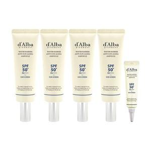 [홈쇼핑 최신상] 달바 썬 앰플 50ml 4개+7ml 선 크림 워터 베리어 안티 선에이징