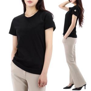 [몽클레르]국내배송 25SS 몽클레어 로고 패치 클래식 반팔 티셔츠 8C73200 V8058 999