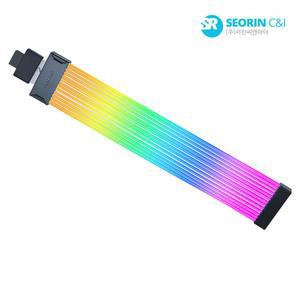 [서린공식] LIAN LI STRIMER WIRELESS 12V-2X6 WIDE 케이블 (PW16-121W, 0.34m) 컨트롤러 미포함