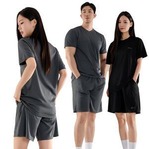 [상+하SET] 쿨 메쉬 트레이닝 SET 냉장고 메쉬 스판 밴딩 운동복