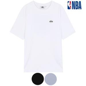 [롯데백화점]엔비에이 남여공용 LA레이커스 시티보이 전사 오버핏 반팔티셔츠 (N222TS031P)