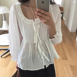 [메이비베이비] Aquafaba Blouse (2colors)