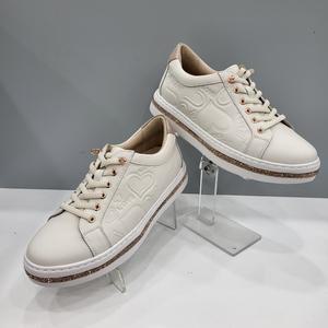 [탠디]X23008 여자 스니커즈 3CM 여성 소가죽 스판끈 캐주얼화 운동화