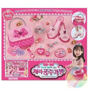 GR 구두 왕관 체리공주가방 공주가방세트 유아핸드백 생일선물 유아선물