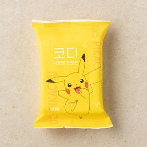 온) 아트앤 포켓몬 휴대용 물티슈 20매(디자인랜덤발송)