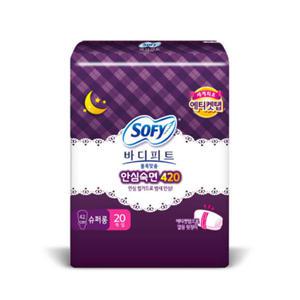 쏘피 바디피트 볼록맞춤 수퍼롱420 20개 오버나이트