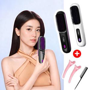 충전식 무선볼륨고데기 앞머리매직기 뿌리볼륨빗고데기 헤어스타일러