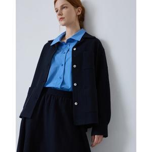 [CC콜렉트](신세계 사우스시티)[씨씨콜렉트]울 블렌드 셔츠 아우터_C244MSC034