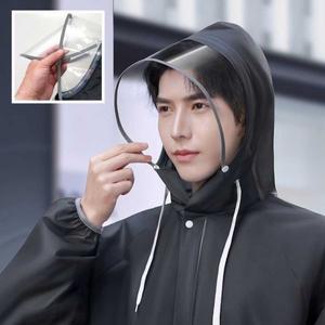 프리미엄 남성용 레인코트 EVA 코트형 우비 휴대용우의 여름철 장마철 비옷 우의 판초우의