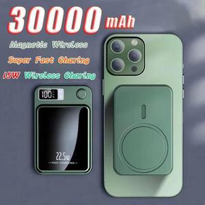 자기 무선 보조베터리 20000mAh 22.5W 화웨이 삼성 아이폰 PD 20W Magsafe 용 고속 충전 외장 배터리