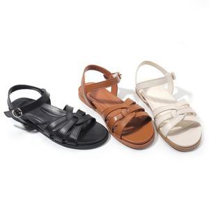 [세라]여성 데일리 샌들 C23S406 블랙 카멜 아이보리 2CM_s