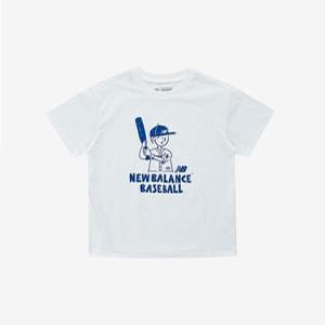 키즈 BASIC ESSENTIAL_베이스볼 싱글 티셔츠 NK9EFB201U_(10)White